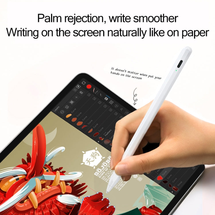 JOYROOM JR-K12 Zhen Miao Series Automatic Dual-mode Capacitive Stylus Pen (White)