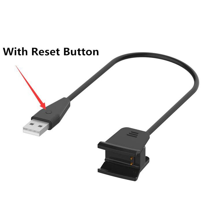 For FITBIT Alta Hr Universal USB Cable with Reset Button, Length: 55cm