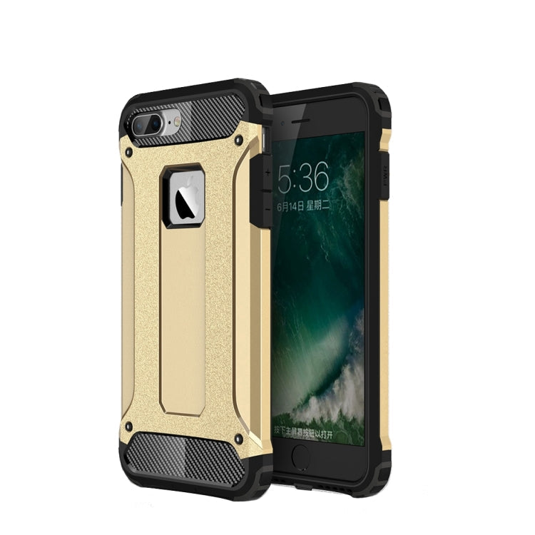 For iPhone 8 Plus & 7 Plus   Tough Armor TPU + PC Combination Case