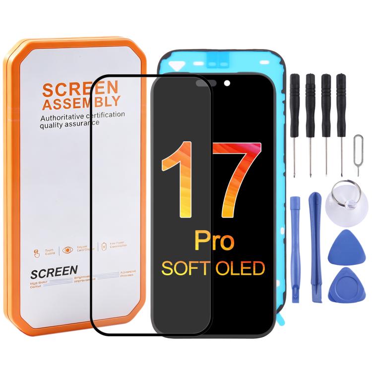 HXL Soft OLED Screen For iPhone 17 Pro, For iPhone 17 Pro