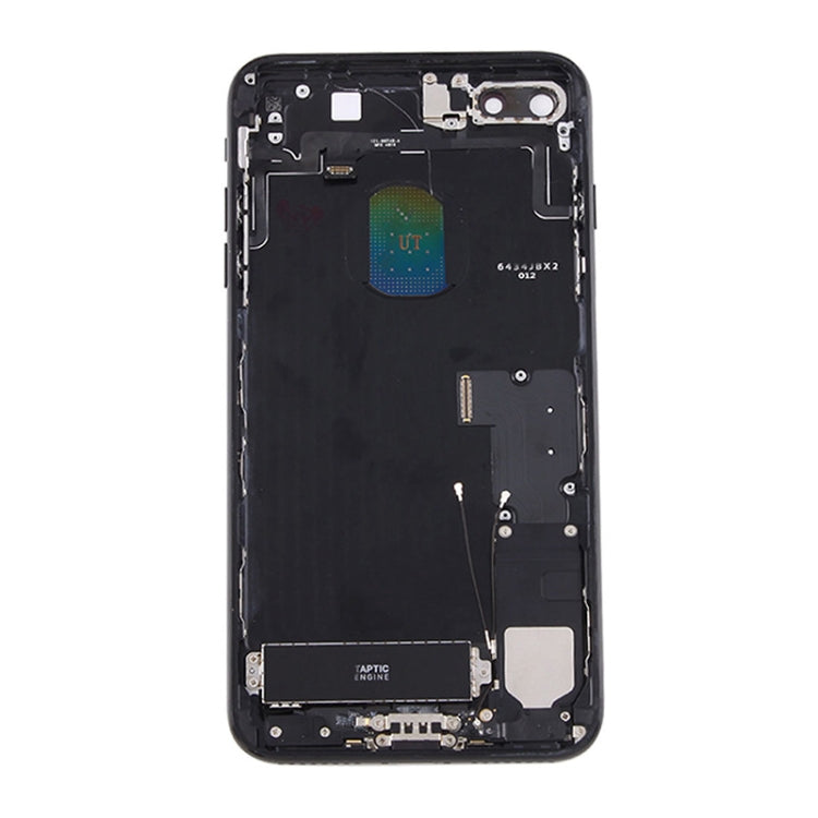 Battery Back Cover Assembly with Card Tray for iPhone 7 Plus, For iPhone 7 Plus, For iPhone 7 Plus (Full Assembly), For iPhone 7 Plus (Jet Black), For iPhone 7 Plus  (Full Assembly)