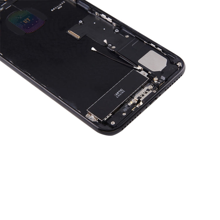 Battery Back Cover Assembly with Card Tray for iPhone 7 Plus, For iPhone 7 Plus, For iPhone 7 Plus (Full Assembly), For iPhone 7 Plus (Jet Black), For iPhone 7 Plus  (Full Assembly)