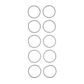 10 PCS Home Button Pads for iPhone 7 Plus & 7, For iPhone 7 Plus & 7