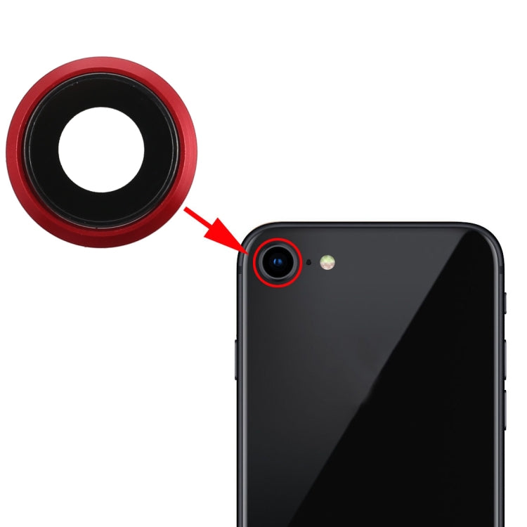 Back Camera Bezel with Lens Cover for iPhone 8, For iPhone 8