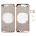Transparent Back Cover with Camera Lens & SIM Card Tray & Side Keys for iPhone 8, For iPhone 8 (Transparent Back), For iPhone 8 (Transparent White), For iPhone 8 (Transparent Gold), For iPhone 8 (Transparent Red)