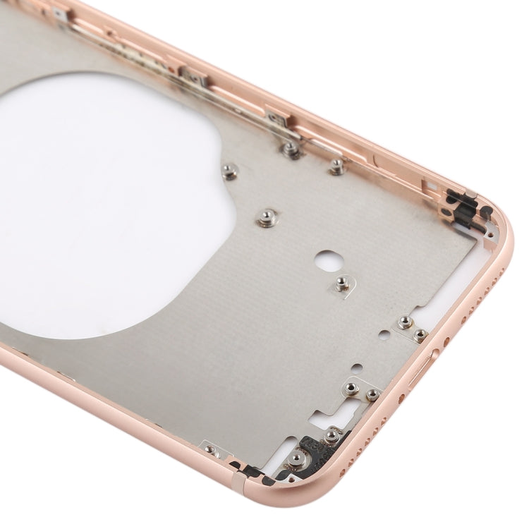 Transparent Back Cover with Camera Lens & SIM Card Tray & Side Keys for iPhone 8, For iPhone 8 (Transparent Back), For iPhone 8 (Transparent White), For iPhone 8 (Transparent Gold), For iPhone 8 (Transparent Red)