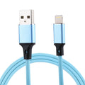 1m 2A USB to 8 Pin Nylon Weave Style Data Sync Charging Cable, 8 Pin Black, 8 Pin Grey, 8 Pin Blue, 8 Pin Red, 8 Pin White, 8 Pin Pink