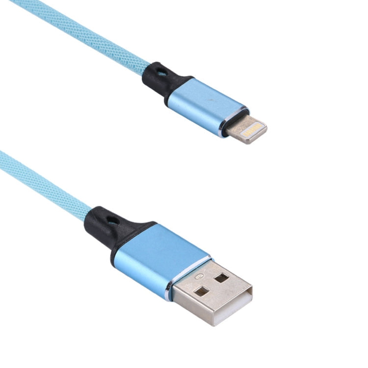 1m 2A USB to 8 Pin Nylon Weave Style Data Sync Charging Cable, 8 Pin Black, 8 Pin Grey, 8 Pin Blue, 8 Pin Red, 8 Pin White, 8 Pin Pink