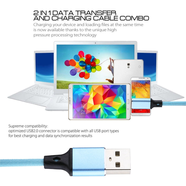1m 2A USB to 8 Pin Nylon Weave Style Data Sync Charging Cable, 8 Pin Black, 8 Pin Grey, 8 Pin Blue, 8 Pin Red, 8 Pin White, 8 Pin Pink