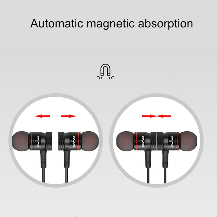 awei G10BL Outdoor Sports Fashion Neck Hanging Design Stereo Bass Bluetooth Earphone, Built-in Mic, G10BL