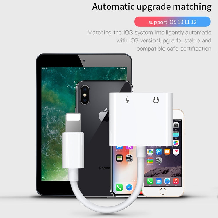 JOYROOM S-Y104 Ben Series Apple 3.5+Lightning Adapter, Length: 1.2m