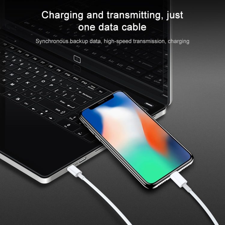 AWEI CL-68 3A Type-C / USB-C to 8 Pin PD Fast Charging Data Cable, Length: 1m