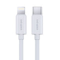 ROCK Space Z19 PD  20W 3A USB-C / Type-C to 8 Pin Fast Charging TPE Data Cable, Cable Length: 1m, Z19
