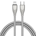 ADC-009 USB-C / Type-C to 8 Pin Zinc Alloy Hose Fast Charging Data Cable, Cable Length: 1m, USB-C / Type-C to 8 Pin