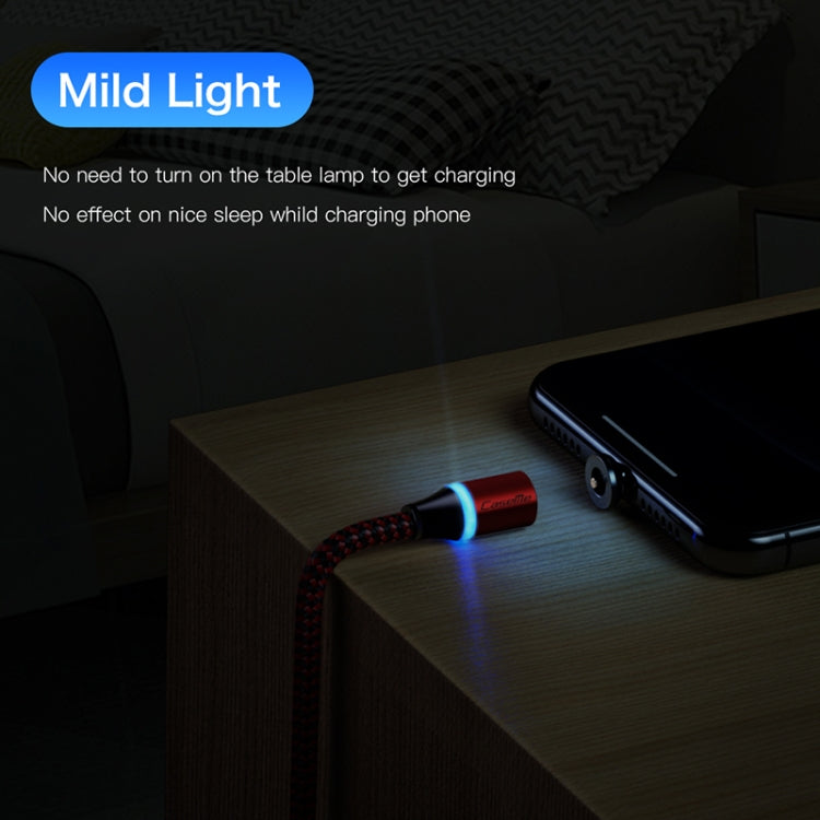 CaseMe Series 2 USB to 8 Pin Magnetic Charging Cable, Length: 1m (Dark Blue)