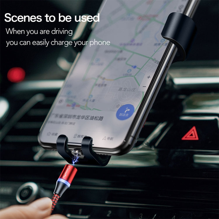 CaseMe Series 2 USB to 8 Pin Magnetic Charging Cable, Length: 1m (Dark Blue)