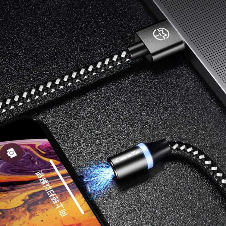 CaseMe Series 2 USB to 8 Pin Magnetic Charging Cable, Length: 1m (Dark Blue)