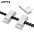 HG2613 20 PCS Desktop Data Cable Organizer Fixing Clip