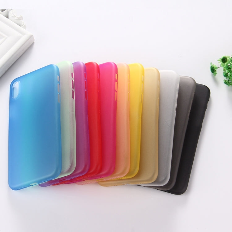 For iPhone X / XS PP Protective Back Cover Case  (Black)