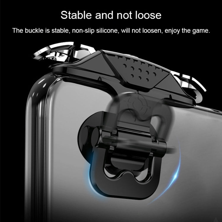 Mini Eating Chicken Mobile Phone Trigger Shooting Controller Handle Auxiliary Button (Transparent)