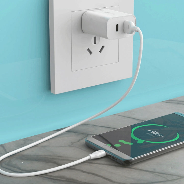 WK WP-U53 QC3.0 Charger 20W USB Type-C Maxspeed PD Fast Charger(EU Plug)