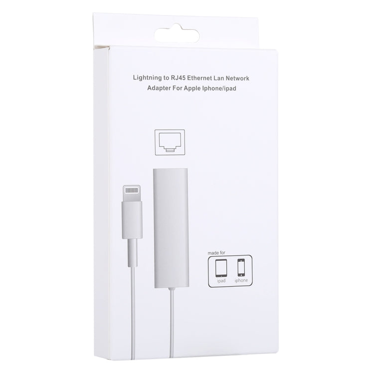 QTS-LAN8152B 1m 8 Pin to RJ45 Ethernet LAN Network Adapter Cable(White)