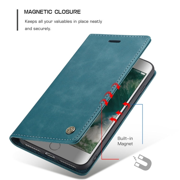 CaseMe-013 Multifunctional Retro Frosted Horizontal Flip Leather Case for iPhone 7 Plus / 8 Plus, with Card Slot & Holder & Wallet, For iPhone 7 Plus / 8 Plus