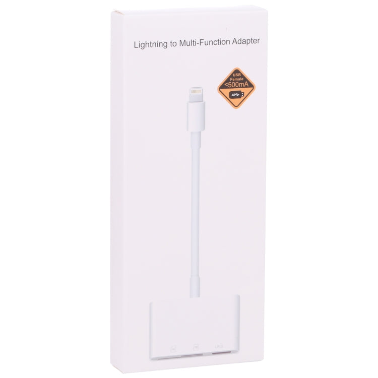 NK-1081 8 Pin to SD + TF + USB Port Camera Reader Adapter