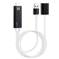 USB 3.0 Female HDMI HD 1080P Video Converter HDTV Cable(Black)