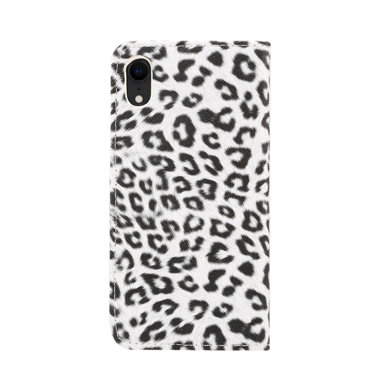 For iPhone XR Leopard Pattern Horizontal Flip Leather Case with Holder & Card Slots, For XR