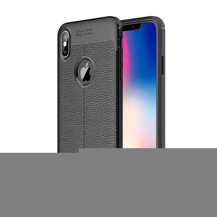 For iPhone XS Max Litchi Texture TPU Case, For XS Max