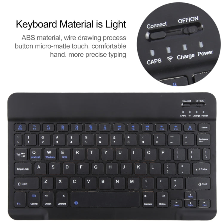 For iPad Pro 9.7 / 9.7 inch 2017 / 9.7 2018 / Air / Air 2 IP071 Separable ABS Smart Bluetooth Keyboard + Litchi Texture Horizontal Flip Leather Tablet Case, For iPad Pro 9.7 / 9.7 inch 2017 / 9.7 2018 / Air / Air 2