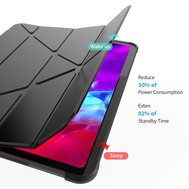 Multi-folding TPU Leather Tablet Case for iPad Pro 11 2022 / 2021 / 2020 / 2018, For iPad Pro 11 2022 / 2021 / 2020 / 2018, For iPad Pro 11 2022 / 2021 / 2020 / 2022, For iPad Pro 11 2022 / 2021 / 2020 / 2021, For iPad Pro 11 2022 / 2021 / 2020 / 2020 ...