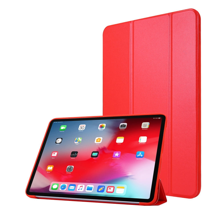 For iPad Pro 11 (2020) PC + PU Leather Tablet Case with Three-folding Holder