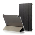 Silk Texture Horizontal Flip Magnetic PU Leather Case for iPad Pro 11 inch (2018), with Three-folding Holder & Sleep / Wake-up Function(Black)
