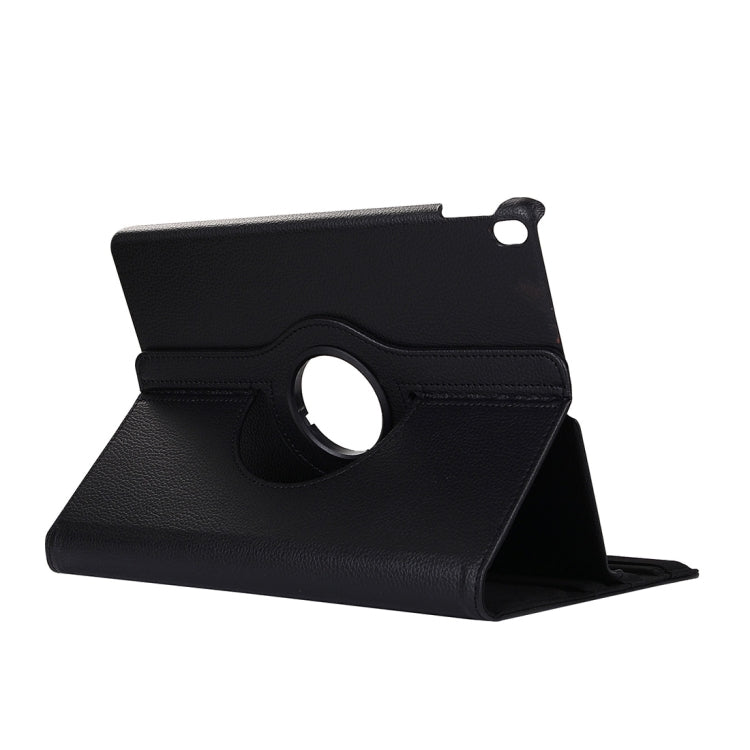 Litchi Texture 360 Degree Spin Multi-function Horizontal Flip Leather Protective Case with Holder for iPad Pro 10.5 inch / iPad Air (2019) (Black)