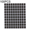 100 PCS Display Screen Black Stickers for iPhone X, For iPhone X(100 PCS)