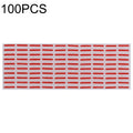 100 PCS Motherboard Water Damage Warranty Indicator Stickers for iPhone X, For iPhone X