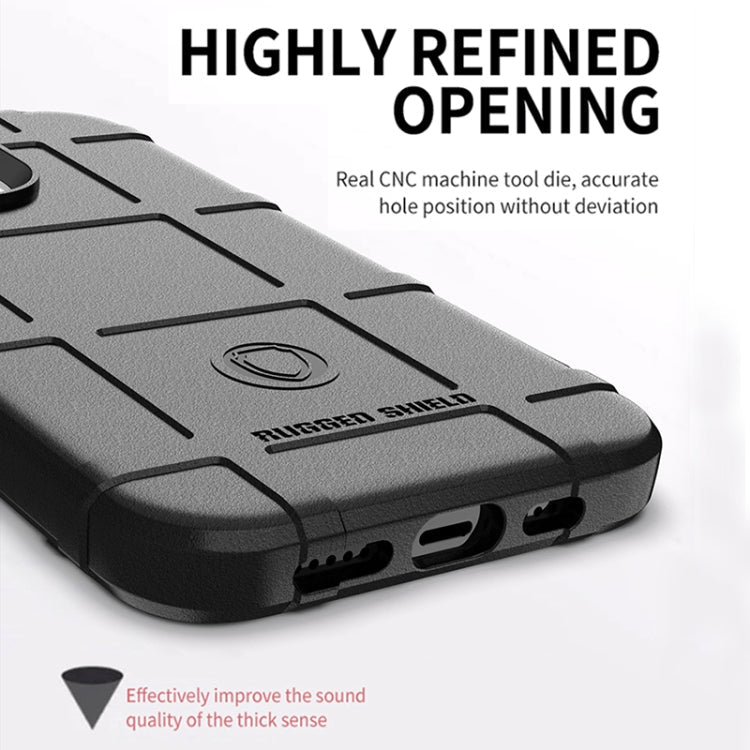 For iPhone 13 Pro Rugged Shield Full Coverage Shockproof TPU Case