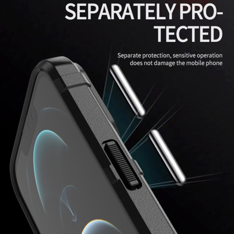 For iPhone 13 Pro Rugged Shield Full Coverage Shockproof TPU Case