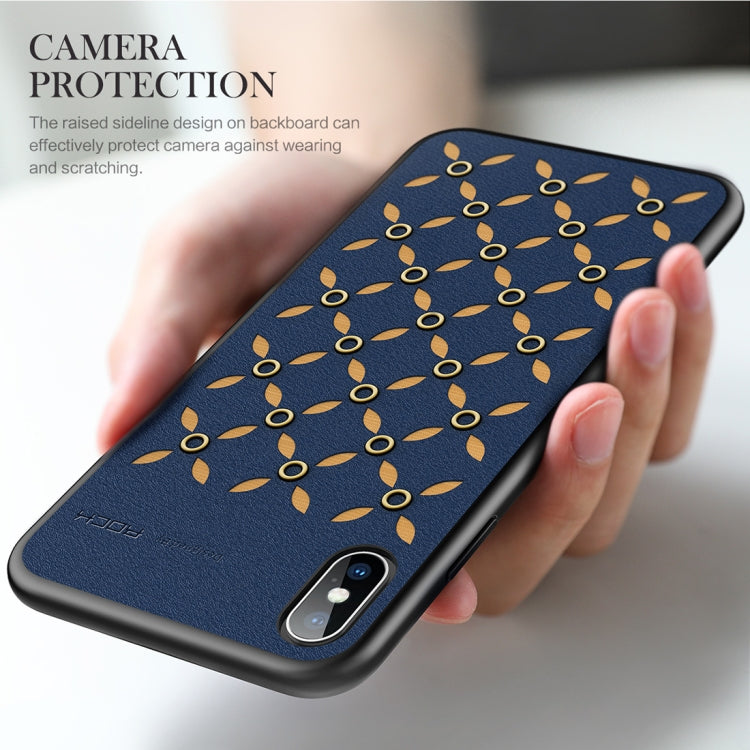 For iPhone XS Max ROCK Origin Series Business TPU + PU Protective Case, For XS Max