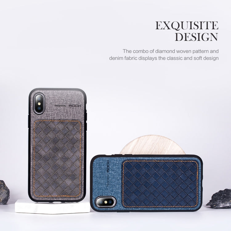 For iPhone XS Max ROCK Origin Series Business TPU + PU Protective Case, For XS Max
