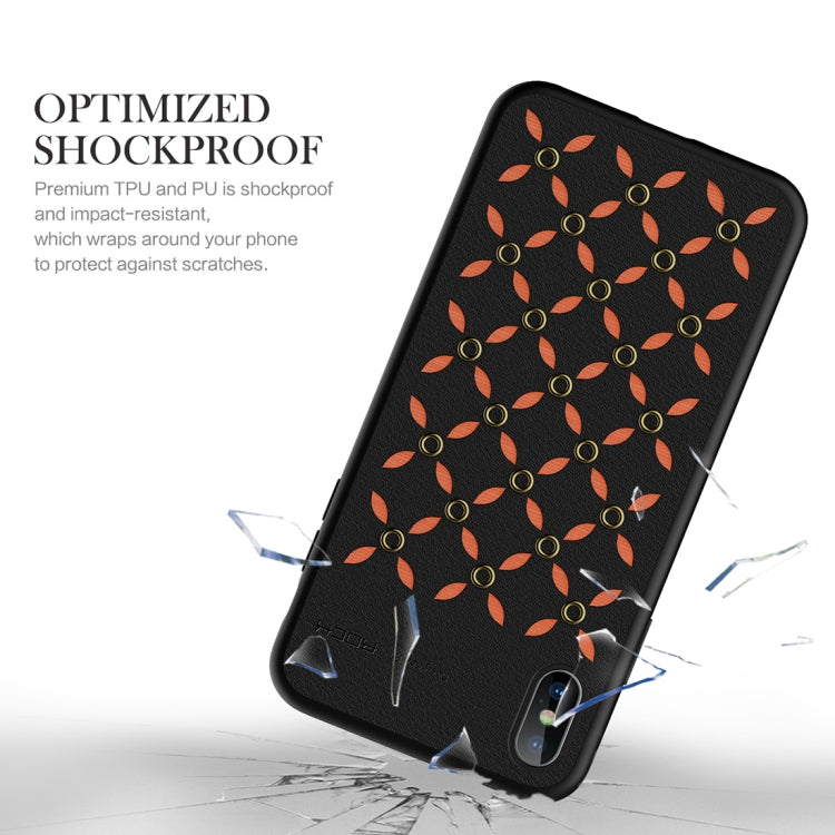 For iPhone XS Max ROCK Origin Series Business TPU + PU Protective Case, For XS Max