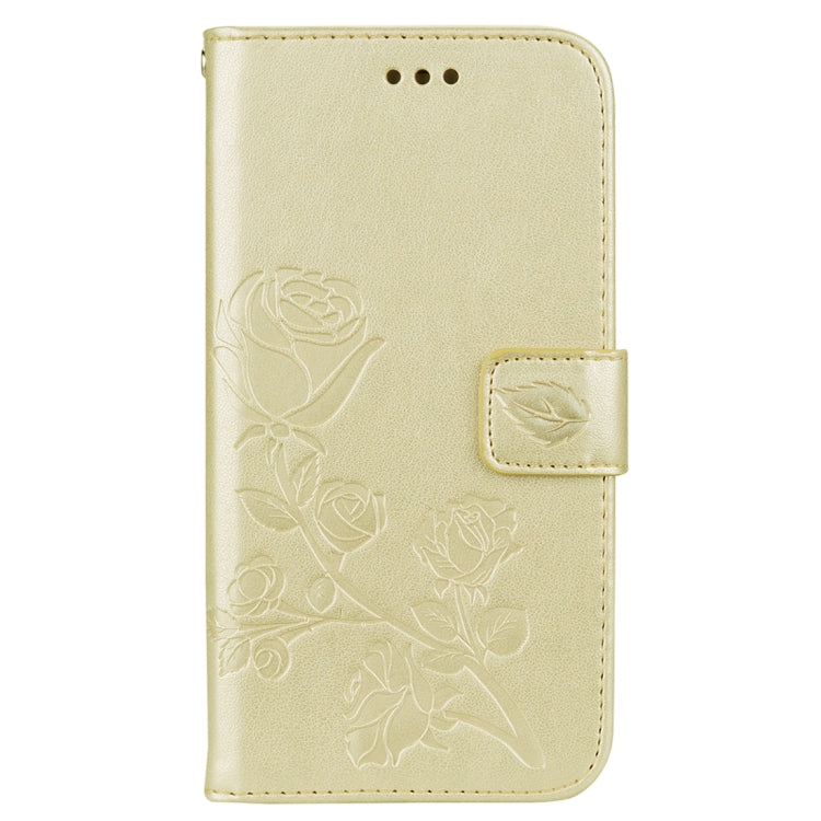 For iPhone XS Max Rose Embossed Horizontal Flip PU Leather Case with Holder & Card Slots & Wallet, For XS Max