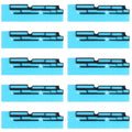 10 Sets Mainboard FPC Connector Sponge Foam Pads for iPhone XS Max