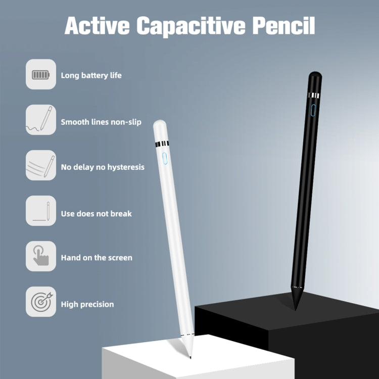 Active Capacitive Stylus for iPod touch / iPad mini & Air & Pro / iPhone(Black)
