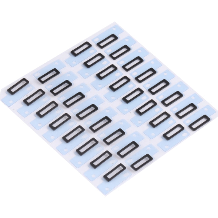 100 PCS Speaker Ringer Buzzer Dustproof Sponge Foam Pads for iPhone XR / 11