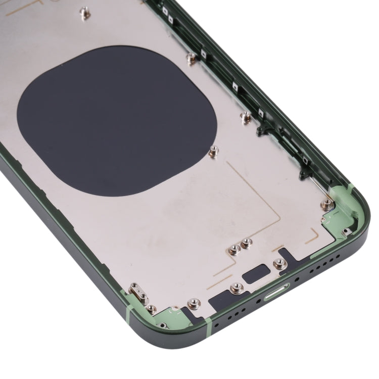 Frosted Frame Back Housing Cover with Appearance Imitation of iP13 Pro for iPhone XR, for iPhone XR(Frosted Steel Material,Green)