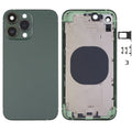 Frosted Frame Back Housing Cover with Appearance Imitation of iP13 Pro for iPhone XR, for iPhone XR(Frosted Steel Material,Green)