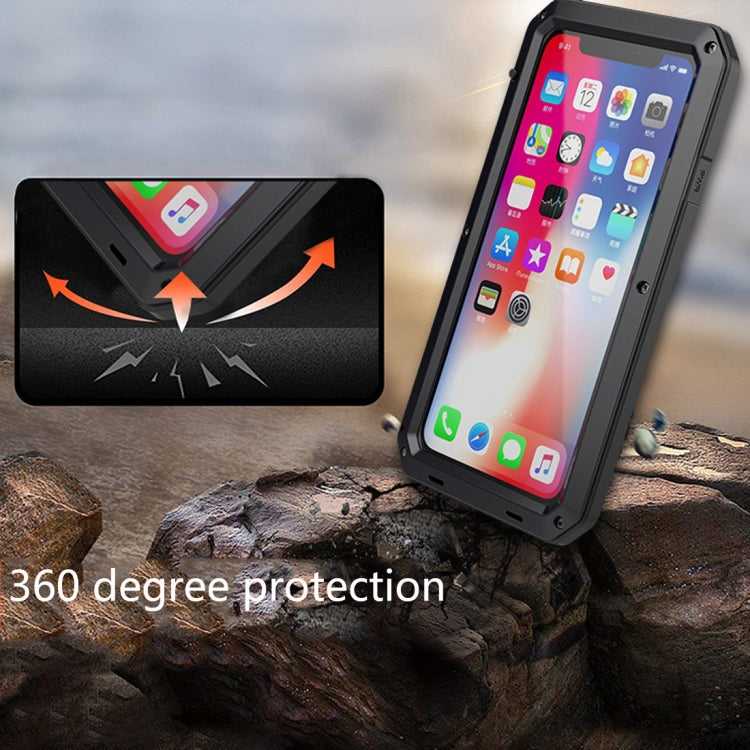 For iPhone XR Metal Shockproof Waterproof Protective Case, iPhone XR